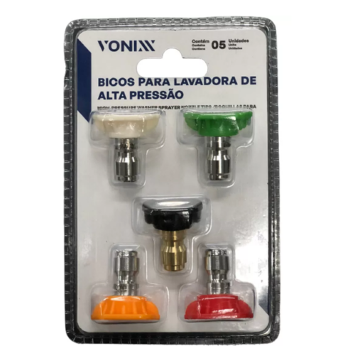 Kit 5 Bicos Para Lavadora Vonixx